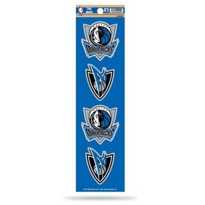Dallas Mavericks - Set Of 4 Quad Sticker Sheet